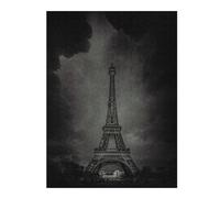 Puzzle pour Adolescents Eiffel Tower Puzzle pour Adultes Jeux Amusants Améliore La Mémoire Activités Amusantes À La Maison, 52x38cm/1000pcs