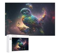 Puzzle pour Adolescents Galactic Parrot in Space Puzzle Adulte Anti-Stress, Cadeau d'anniversaire, Cadeaux, 1000 PCS