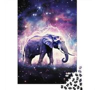 Puzzle pour Adolescents Galaxies Éléphants 500 pièces Puzzles en Bois pour Adultes Jeux éducatifs 500 pièces (52 x 38 cm)