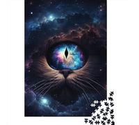 Puzzle pour Adolescents Galaxy Cats 500 pièces Puzzles en Bois pour Adultes Jeux éducatifs 500 pièces (52 x 38 cm)