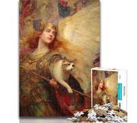Puzzle pour Adolescents Gaston Bussières Peinture Puzzles 1000 pièces pour Adultes, décoration Murale Cadeaux d'anniversaire et de Noël Uniques Convient pour Et 14 26x38cm