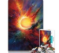 Puzzle pour Adolescents, Le Soleil et Les Orages, 1000 pièces, pour Adultes, Cadeaux, Jeu éducatif, défi, Collection d'artistes, Beaux-Arts, 26x38cm