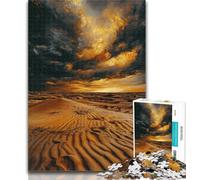 Puzzle pour Adolescents Paysage désertique 1000 pièces Puzzle pour Adultes et Adolescents, Entraînez Votre Cerveau et Vos Mains Cadeau d'anniversaire, Cadeaux 26x38cm