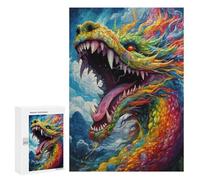 Puzzle pour Adolescents Rainbow Serpent in Flight Puzzle Adulte Anti-Stress, Cadeau d'anniversaire, Cadeaux, 300 PCS