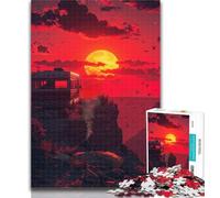 Puzzle pour Adolescents « Une Vue de l'enfer » 1 000 pièces, Puzzle pour Adolescents et Adultes, décoration Murale Moderne à Faire soi-même, Cadeau Unique, décoration d'intérieur, 75x50cm