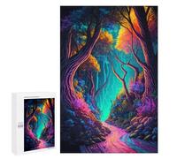 Puzzle pour Adolescents1000 PCS Magic Forest Puzzle pour Adultes - Jeux Amusants Et Stimulants - Offrez-Le en Cadeau À Toute La Famille 1000 PCS