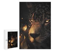 Puzzle pour Adolescents1000 PCS The Glowing Leopard Puzzle pour Adultes - Jeux Amusants Et Stimulants - Offrez-Le en Cadeau À Toute La Famille 1000 PCS