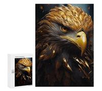 Puzzle pour Adolescents300 PCS Awesome Bald Eagle America Puzzle pour Adultes - Jeux Amusants Et Stimulants - Offrez-Le en Cadeau À Toute La Famille 300 PCS