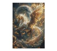 Puzzle pour Adolescents38x26cm/1000pcs Celestial Pegasus Ascend Casse-tête pour Adolescents - Décoration Murale pour Anniversaire, Noël 38x26cm/1000pcs