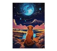 Puzzle pour Adolescents38x26cm/1000pcs Moonlit Vigil Casse-tête pour Adolescents - Décoration Murale pour Anniversaire, Noël 38x26cm/1000pcs
