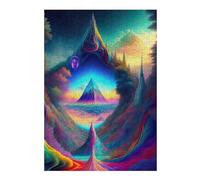 Puzzle pour Adolescents38x26cm/1000pcs Outer Realm Portals Puzzle pour Adultes - Jouets Anti-Stress - Analyse Et Logique - Cadeaux pour Réduire Le Stress 38x26cm/1000pcs