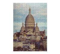 Puzzle pour Adolescents38x26cm/1000pcs Sacré-Cœur Basilica, Paris Puzzle pour Adultes - Jeu De Réflexion - Cadeau d'anniversaire - Cadeau Anti-Stress 38x26cm/1000pcs