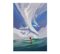 Puzzle pour Adolescents38x26cm/1000pcs Surfer Puzzle pour Adultes : Jeux Relaxants, Défi Difficile pour Un Anniversaire Ou Noël 38x26cm/1000pcs