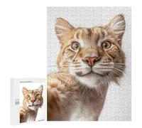 Puzzle pour Adolescents500 PCS Playful Wild Cat Taking Selfie Puzzle pour Adultes - Jeux Amusants Et Stimulants - Offrez-Le en Cadeau À Toute La Famille 500 PCS