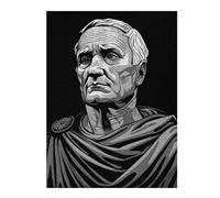 Puzzle pour Adolescents52x38cm/1000pcs Cicero Roman Emperor Casse-tête pour Adolescents - Décoration Murale pour Anniversaire, Noël 52x38cm/1000pcs