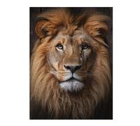 Puzzle pour Adolescents52x38cm/1000pcs Elegant Lion Portrait Puzzle pour Adultes - Jeu De Réflexion - Cadeau d'anniversaire - Cadeau Anti-Stress 52x38cm/1000pcs