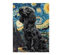 Puzzle pour Adolescents52x38cm/1000pcs English Cocker Spaniel Casse-tête pour Adolescents - Décoration Murale pour Anniversaire, Noël 52x38cm/1000pcs