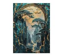 Puzzle pour Adolescents52x38cm/1000pcs Kintsugi Mountain Realm Puzzle pour Adultes - Jouets Anti-Stress - Analyse Et Logique - Cadeaux pour Réduire Le Stress 52x38cm/1000pcs