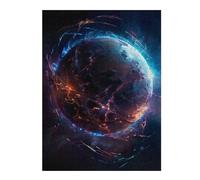 Puzzle pour Adolescents52x38cm/1000pcs Lightning Alien Planet Casse-tête pour Adolescents - Décoration Murale pour Anniversaire, Noël 52x38cm/1000pcs