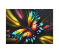 Puzzle pour Adolescents52x38cm/1000pcs Rainbow Butterfly Artwork Puzzle pour Adultes, Décoration Murale, Cadeau d'anniversaire Idéal pour Toute La Famille 52x38cm/1000pcs