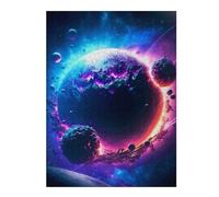Puzzle pour Adolescents52x38cm/1000pcs Space Planet Galaxy Casse-tête pour Adolescents - Décoration Murale pour Anniversaire, Noël 52x38cm/1000pcs