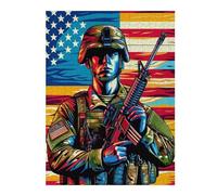 Puzzle pour Adolescents52x38cm/1000pcs United States Armed Force Puzzle pour Adultes - Jeux Relaxants - Décoration Intérieure - Cadeaux Anti-Stress 52x38cm/1000pcs