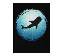 Puzzle pour Adolescents52x38cm/1000pcs Whale Shark Blue Ocean Apn Puzzle pour Adultes : Jeux Relaxants, Défi Difficile pour Un Anniversaire Ou Noël 52x38cm/1000pcs