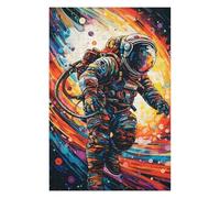 Puzzle pour Adolescents75x50cm/1000pcs Astronaut Line Space Puzzle pour Adultes - Jeu De Réflexion - Cadeau d'anniversaire - Cadeau Anti-Stress 75x50cm/1000pcs