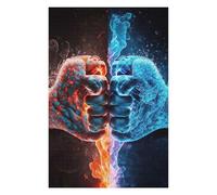 Puzzle pour Adolescents75x50cm/1000pcs Boxing Gloves Puzzle pour Adultes : Jeux Relaxants, Défi Difficile pour Un Anniversaire Ou Noël 75x50cm/1000pcs