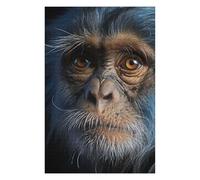 Puzzle pour Adolescents75x50cm/1000pcs Cool Chimpanzee Portrait Puzzle pour Adultes - Jeu De Réflexion - Cadeau d'anniversaire - Cadeau Anti-Stress 75x50cm/1000pcs