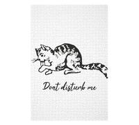Puzzle pour Adolescents75x50cm/1000pcs Dont Disturb My Cat Puzzle pour Adultes - Jeu De Réflexion - Cadeau d'anniversaire - Cadeau Anti-Stress 75x50cm/1000pcs