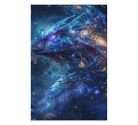 Puzzle pour Adolescents75x50cm/1000pcs Galaxy Dragon Overlord Casse-tête pour Adolescents - Décoration Murale pour Anniversaire, Noël 75x50cm/1000pcs