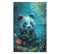 Puzzle pour Adolescents75x50cm/1000pcs Panda Cub Casse-tête pour Adolescents - Décoration Murale pour Anniversaire, Noël 75x50cm/1000pcs
