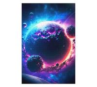 Puzzle pour Adolescents75x50cm/1000pcs Space Planet Galaxy Casse-tête pour Adolescents - Décoration Murale pour Anniversaire, Noël 75x50cm/1000pcs