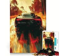 Puzzle pour adulte, 1000 pièces, noir, Aston Martin Haye, coupe précise, jeu de réflexion intelligent, jeu de relaxation, (50 x 75 cm)