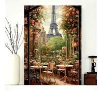 Puzzle pour Adulte - Puzzles 1000 pièces - Paysage de Coin de Rue à Paris - DIY Puzzles,Décoration Familiale,Cadeaux de Vacances Puzzle Jouet