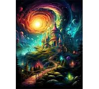 Puzzle pour Adulte - Puzzles 1314 pièces - Château de rêve - DIY Puzzles,Décoration Familiale,Cadeaux de Vacances Puzzle Jouet