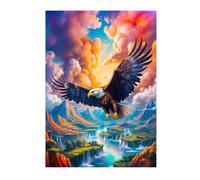 Puzzle pour Adulte - Puzzles 2000 pièces - Aigle des Nuages pittoresque - DIY Puzzles,Décoration Familiale,Cadeaux de Vacances Puzzle Jouet