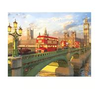Puzzle pour Adulte - Puzzles 2000 pièces - Bus du London Bridge - DIY Puzzles,Décoration Familiale,Cadeaux de Vacances Puzzle Jouet