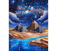 Puzzle pour Adulte - Puzzles 2000 pièces - Pyramide de l'Étoile du Désert - DIY Puzzles,Décoration Familiale,Cadeaux de Vacances Puzzle Jouet