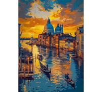 Puzzle pour Adulte - Puzzles 30 pièces - Paysage de Venise - DIY Puzzles,Décoration Familiale,Cadeaux de Vacances Puzzle Jouet