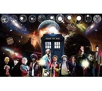Puzzle pour Adultes 100 pièces Doctor Who, Puzzle pour Enfants, Jouet éducatif, Jeu de réflexion, Cadeau pour Adolescents, Jouet de Divertissement à Domicile à Faire soi-même, 45,5 x 35,5 cm