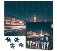 Puzzle pour adultes 1000 blocs, Big Ben et pont Westminster, puzzles pour adultes ou jouets, convient aux amis plus âgés 50 x 70 cm