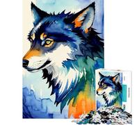 Puzzle pour Adultes 1000 Loups Esprit de la Nature Jeu intellectuel Jeu éducatif mais Aussi Amusant et Humoristique Cadeau d'anniversaire (Dimensions 38x52cm)