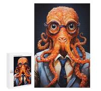 Puzzle pour Adultes 1000 PCS Animal Octopus Puzzles pour Adolescents Jeu Manuel Décoration Intérieure Jeu Stimulant Cadeaux 1000 PCS