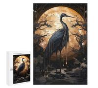 Puzzle pour Adultes 1000 PCS Black Stork Wild Puzzles pour Adolescents Jeu Manuel Décoration Intérieure Jeu Stimulant Cadeaux 1000 PCS