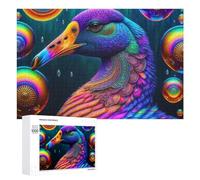 Puzzle pour Adultes 1000 PCS Colorful Duck Artwork Puzzle pour Adultes, Jeu De Réflexion, Cadeau pour Femmes, Activités Amusantes À La Maison, 1000 PCS