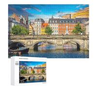 Puzzle pour Adultes 1000 PCS Copenhagen's Most Beautiful Bridges Puzzles pour Adolescents, Jouet, Décoration Murale, Motif À Assembler, Interaction Parent-Enfant 1000 PCS