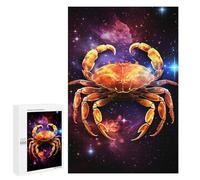 Puzzle pour Adultes 1000 PCS Cosmic Crab Artwork Casse-tête pour Adolescents, Jeu De Réflexion, Course De Vitesse, Cadeaux d'anniversaire Et Originaux 1000 PCS