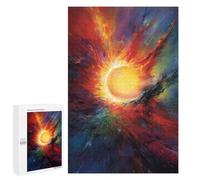 Puzzle pour Adultes 1000 PCS Cosmic Energy Burst Painting Puzzles pour Adolescents Découpe De Précision pour Anniversaire, Noël Jouet Jeu Intellectuel 1000 PCS